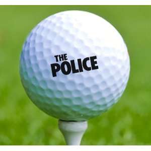  3 x Rock n Roll Golf Balls Police: Musical Instruments
