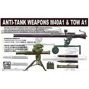  AFV 1/35 Anti Tank Weapons M40A1 & Tow A1Kit Toys & Games
