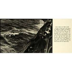com 1935 Print Net Trawler Fisherman Fish Edwin Levick Marine Fishing 