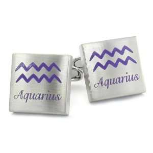 Aquarius Horoscope Cufflinks Cuff Daddy Jewelry