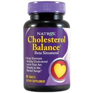  Natrol Heart Health Cholesterol Balance Beta Sitosterol 60 