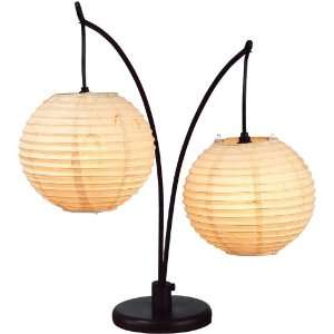   4100 26   Spheres Table Lamp   Antique Bronze Finish: Home Improvement