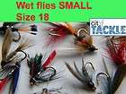 Fly Fishing WET FLIES small size 18 Selection UK
