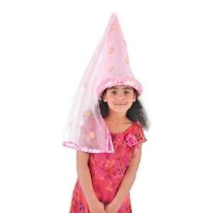  Kids Daisy Princess Pink Cone Hat [Toy] 