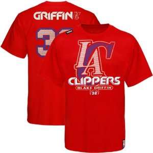 NBA Blake Griffin Los Angeles Clippers #32 True Baller T Shirt   Red