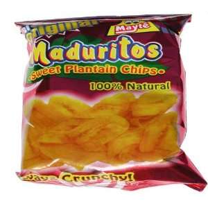 Mayte Sweet Plantain Chips 3.5 oz   Maduritos Dulce  