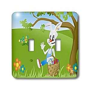  Sandy Mertens Easter   Cartoon Easter Bunny   Light Switch 