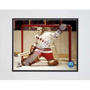 Photo File New York Rangers Eddie Giacomin Matted Photograph  