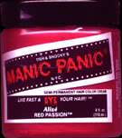 MANIC PANIC Hair Dye   RED PASSION! Punk Goth Rave NEW  