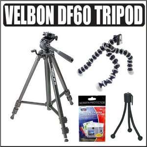 Velbon DF 60 Dual Function Light Weight Tripod + Accessory 