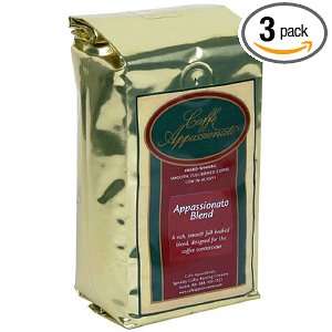 Caffe Appassionato Appassionato Blend Ground Coffee, 12 Ounce Bags 