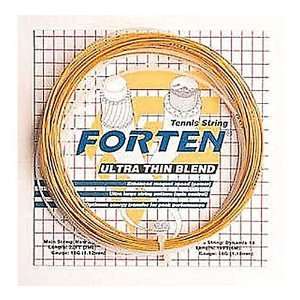  Forten Ultra Thin Blend Tennis String   18 gauge   1 Set 