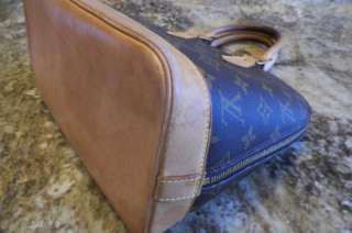 Authentic Louis Vuitton Alma Handbag Monogram   Pre Owned   Must See 