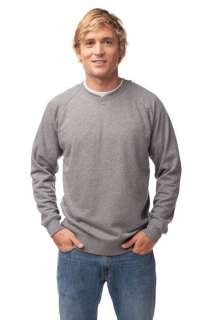 Independent Trading Co Mens French Terry V Neck Pullover Sweatshirt 