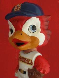 MINTY Vintage 1963 St Louis Cardinals Mascot Gold Base Nodder 