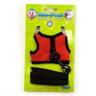 Ware Nylon Walk N Vest Small Pet Harness and Leash, Small Color May 