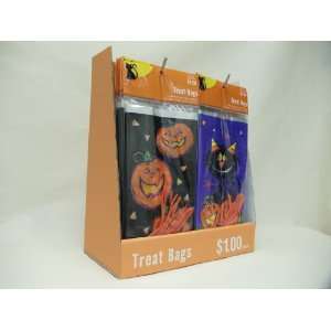 Halloween Treat Bags (480ct. + Display) and Ties with Jack o lantern 