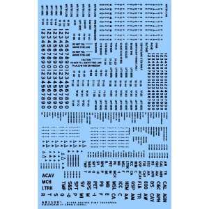 Archer 1/35 US Military Vehicle Markings & Labeling Decals 