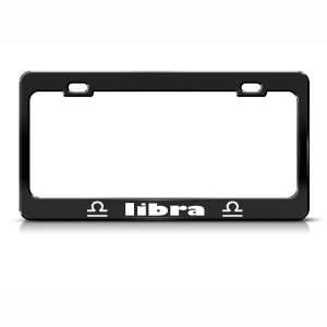  Libra Astrology Zodiac Sign Metal license plate frame Tag 