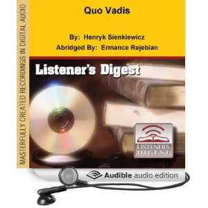  Quo Vadis (Audible Audio Edition) Henryk Sienkiewicz, Ken 