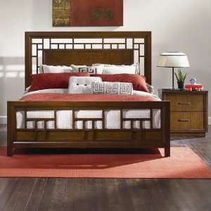 Magnussen Jaffrey Wood Lattice Bed 