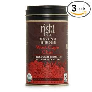 Rishi Tea West Cape Chai, 3.0 Ounce Grocery & Gourmet Food