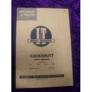   560/570 Intertec OEM Service Manual Cockshutt 540/550/560/570 Books
