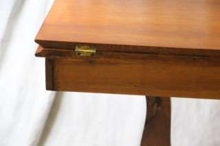 L518 ANTIQUE AMERICAN EMPIRE FOLDING GAME TABLE  
