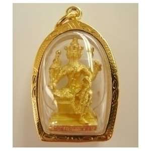  Gold 4 Face Buddha Pendants 