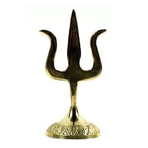  TRIDENT ALTAR STAND ~ Shiva Ritual Puja Item from India 