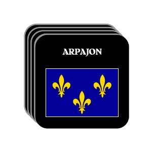  Ile de France   ARPAJON Set of 4 Mini Mousepad Coasters 
