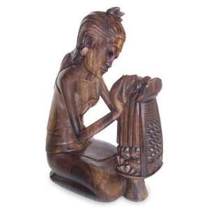  Wood statuette, Arranging Offerings Home & Kitchen