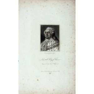   1823 ANTIQUE PORTRAIT LOUIS 16TH KING FRANCE WEDGWOOD