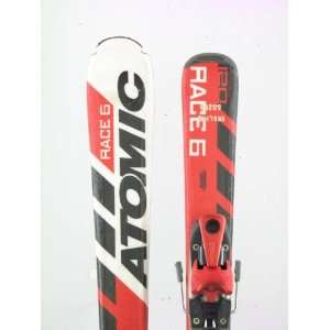 Used Atomic Race 6 Kids Snow Ski with Binding 120 C 