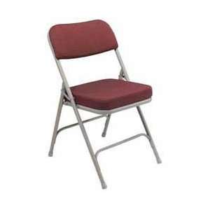   Corp 3215 Padded Metal Folding Chair 2 Thick Box Seat: Home & Kitchen