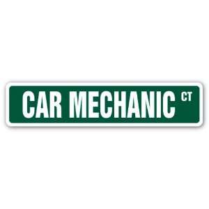 com CAR MECHANIC Street Sign auto motor tech gift engine repair used 