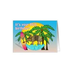  Aloha Surf 95th Birthday Card: Toys & Games