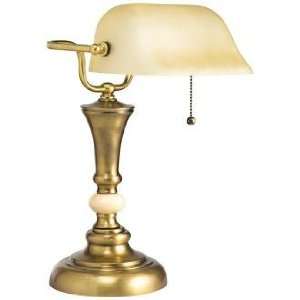  Kirketon Bankers Desk Lamp in Aged Brass: Home Improvement