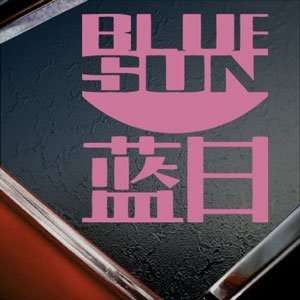  BLUE SUN Serenity Firefly Logo Pink Decal Window Pink 