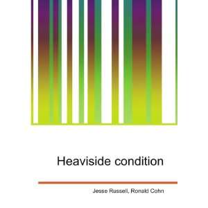  Heaviside condition Ronald Cohn Jesse Russell Books