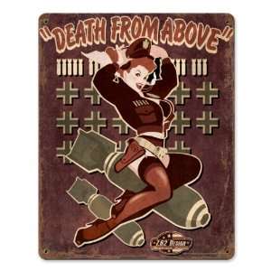  Death from Above Allied Military Vintage Metal Sign 