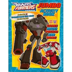    Transformers Jumbo Activity Book ~ Blue (96 Pages): Toys & Games