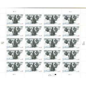  Korean War Veterans Memorial Sheet of 20 US Stamps 3803 