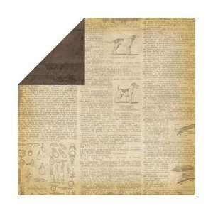 Simple Stories Awesome Double Sided Cardstock 12X12 Wood/Dictionary 
