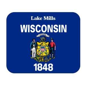  US State Flag   Lake Mills, Wisconsin (WI) Mouse Pad 