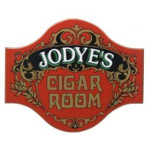  Personalized Cigar Room Sign
