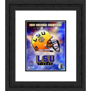  Framed BCS National Champs LSU Tigers Photograph 