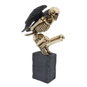  On Sale  Twilight Roost Winged Skeleton Statue