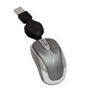  Frisby Ultra Super Mini Optical Laptop Gray USB Mouse 