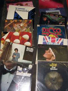 Record Album Lot Mostly 1970s and up Fair Condition  